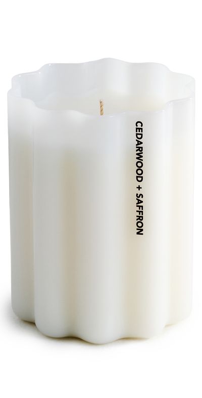 FAZEEK FAZEEK Cedar Wood and Saffron Wave Candle Cedarwood/Saffron One