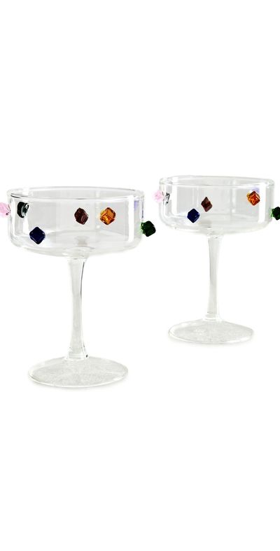 FAZEEK FAZEEK Jewel Coupes Set of 2 Multi One
