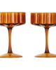 Fazeek Fazeek Orange Wave Coupe Glass Set - 1