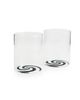 FAZEEK FAZEEK Swirl Tumbler Set of 2 Black/White One - 1