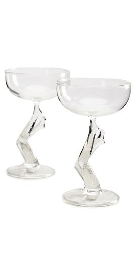 FAZEEK FAZEEK Tiptoe Coupes Set of 2 Clear One