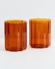 FAZEEK FAZEEK Wave Glasses (Set of 2) Amber One - 2