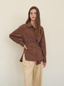 F.cocoromiz coco karin cotton shirt Brown