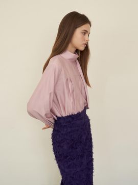 F.cocoromiz coco karin ribbon tie blouse Pink