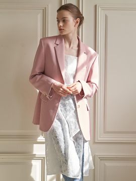 F.cocoromiz tailored single jacket PK