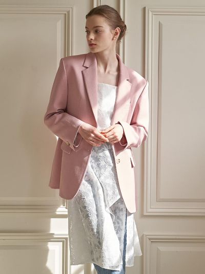 F.cocoromiz tailored single jacket PK