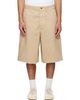 Fear of God ESSENTIALS Fear of God ESSENTIALS Beige Raw Cut 5-Pocket Shorts - 1