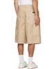 Fear of God ESSENTIALS Fear of God ESSENTIALS Beige Raw Cut 5-Pocket Shorts - 3