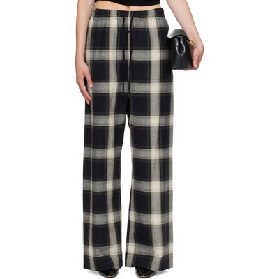 Fear of God ESSENTIALS Fear of God ESSENTIALS Black & White Flannel Lounge Pants