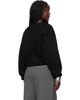 Fear of God ESSENTIALS Fear of God ESSENTIALS Black Holiday Heavy Waffle 90s Crewneck Sweater - 3