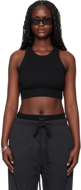 Fear of God ESSENTIALS Fear of God ESSENTIALS Black Holiday Waffle Sport Tank Top