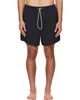 Fear of God ESSENTIALS Fear of God ESSENTIALS Black Logo Patch Swim Shorts - 1