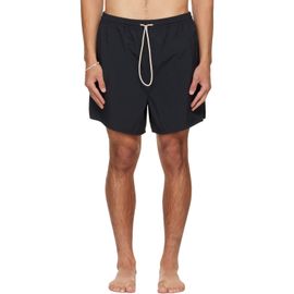 Fear of God ESSENTIALS Fear of God ESSENTIALS Black Logo Patch Swim Shorts