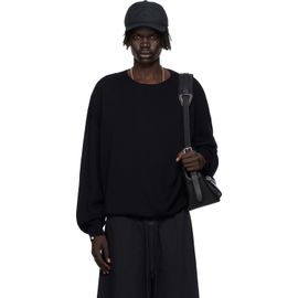 Fear of God ESSENTIALS Fear of God ESSENTIALS Black Long Sleeve Crewneck Sweater