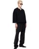 Fear of God ESSENTIALS Fear of God ESSENTIALS Black Signature 3/4 Sleeve 90s Knit Polo - 4