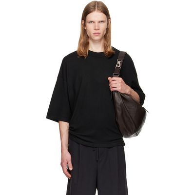Fear of God ESSENTIALS Fear of God ESSENTIALS Black Soft Knit T-shirt