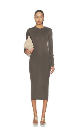Fear of God ESSENTIALS Fear of God ESSENTIALS Fitted Long Sleeve Dress