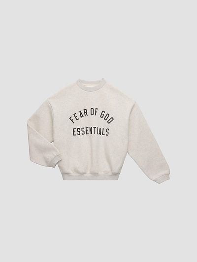 Fear of God Essentials Fear of God Essentials Girl's Little Kid's & Kid's Logo Crewneck Sweatshirt