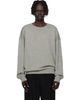 Fear of God ESSENTIALS Fear of God ESSENTIALS Gray Long Sleeve Crewneck Sweater - 1