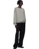 Fear of God ESSENTIALS Fear of God ESSENTIALS Gray Long Sleeve Crewneck Sweater - 4