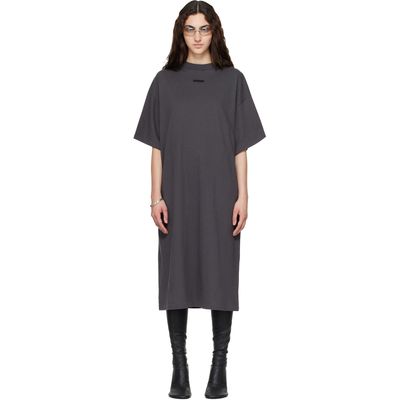 Fear of God ESSENTIALS Fear of God ESSENTIALS Gray Long T-shirt Midi Dress