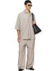 Fear of God ESSENTIALS Fear of God ESSENTIALS Gray Pleat Front Drawstring Trousers - 4