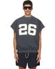 Fear of God ESSENTIALS Fear of God ESSENTIALS Gray Relaxed Fleece Cutoff Sweatshirt - 1