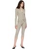 Fear of God ESSENTIALS Fear of God ESSENTIALS Gray Rib Knit Zip Up Sweater - 4