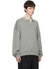 Fear of God ESSENTIALS Fear of God ESSENTIALS Gray Signature 90s Knit Polo - 2