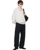Fear of God ESSENTIALS Fear of God ESSENTIALS Gray Signature Three-Quarter Sleeve 90s Knit Polo - 4