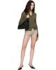 Fear of God ESSENTIALS Fear of God ESSENTIALS Khaki Rib Knit Zip Up Sweater - 4