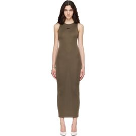 Fear of God ESSENTIALS Fear of God ESSENTIALS Khaki Soft Rib Racerback Midi Dress