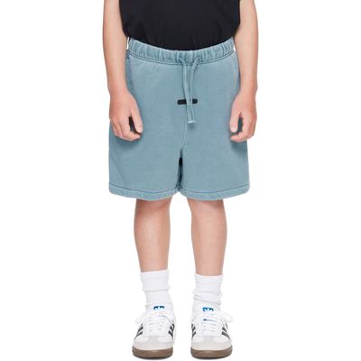 Fear of God ESSENTIALS Fear of God ESSENTIALS Kids Blue Signature Classic Shorts