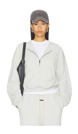 Fear of God ESSENTIALS Fear of God ESSENTIALS Relaxed Half Zip Sweater