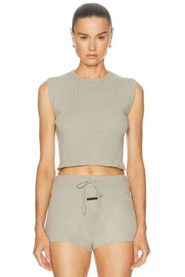 Fear of God ESSENTIALS Fear of God ESSENTIALS Rib Knit Crop Top