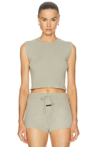 Fear of God ESSENTIALS Fear of God ESSENTIALS Rib Knit Crop Top