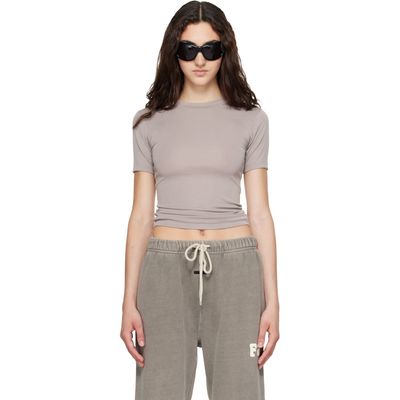 Fear of God ESSENTIALS Fear of God ESSENTIALS Taupe Soft Rib Fitted T-shirt