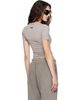 Fear of God ESSENTIALS Fear of God ESSENTIALS Taupe Soft Rib Fitted T-shirt - 3