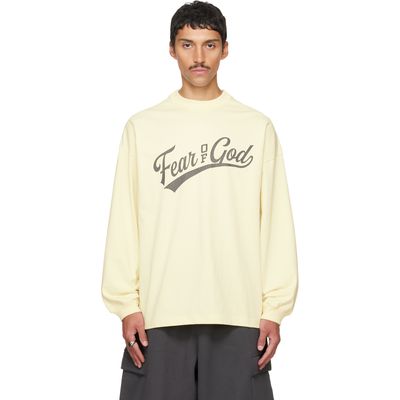 Fear of God ESSENTIALS Fear of God ESSENTIALS Yellow Merch Long Sleeve T-shirt