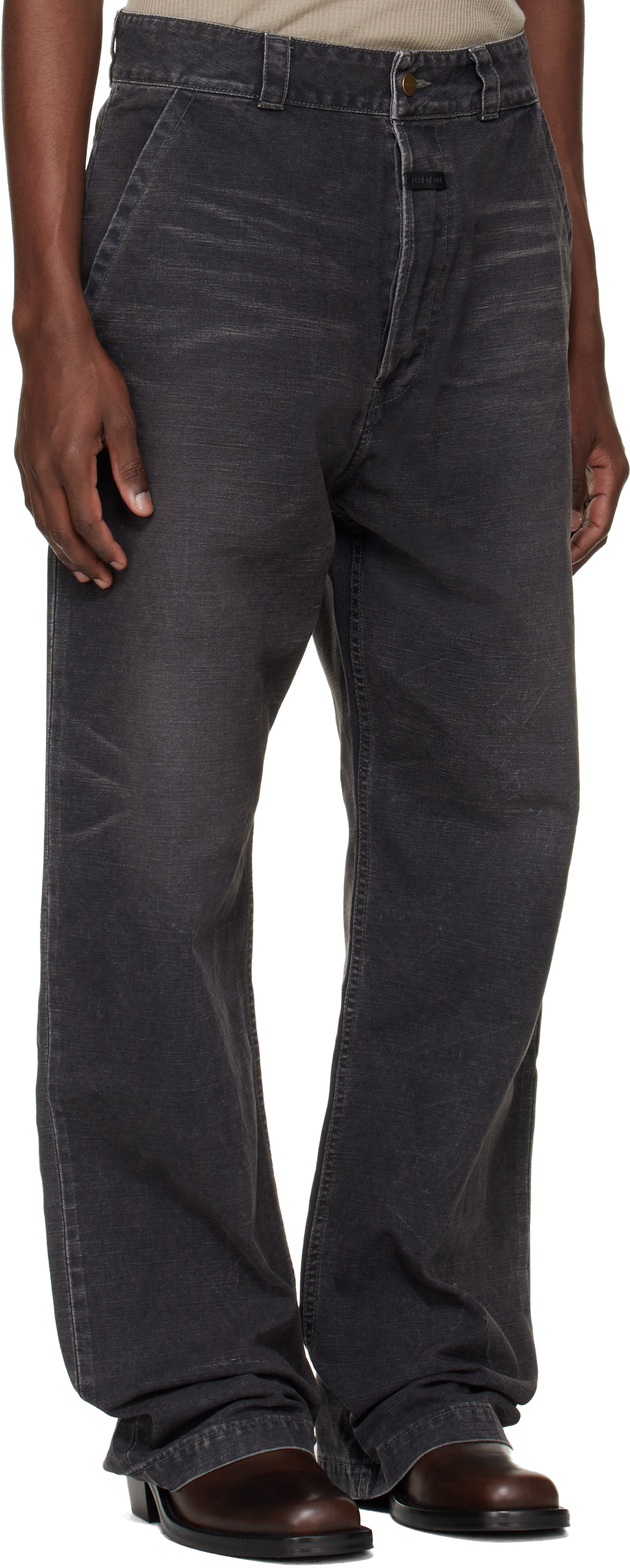 Fear of God - Black Canvas Utility Jeans