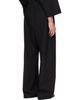 Fear of God Fear of God Black Cotton Wool Oxford Wide Leg Drawstring Trousers - 3