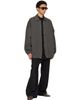 Fear of God Fear of God Black Cotton Wool Oxford Wide Leg Drawstring Trousers - 4