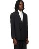 Fear of God Fear of God Black Double-Breasted Shawl Collar Blazer - 2