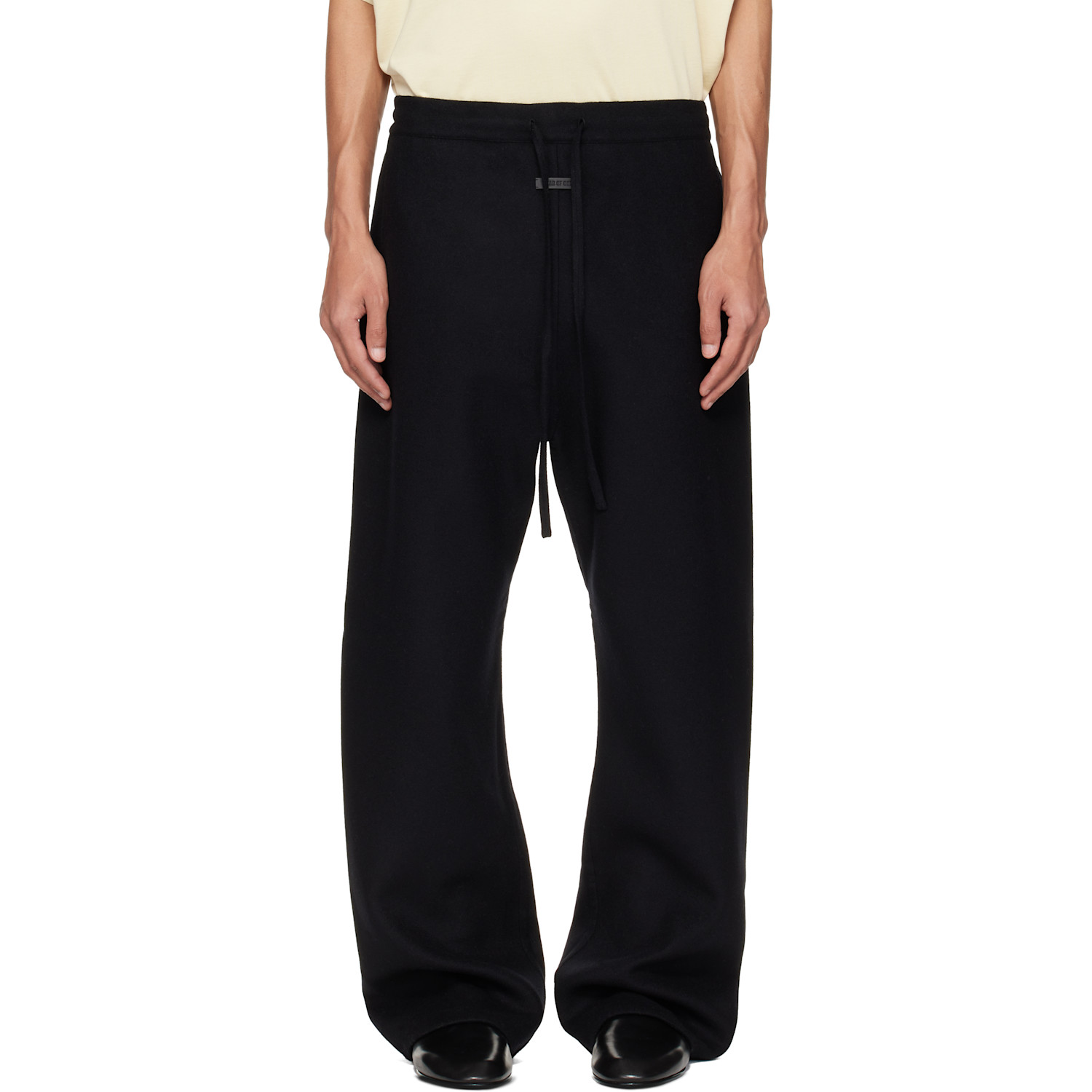 Fear of God - Black Double Face Wool Cashmere Flared Trousers