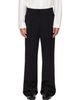 Fear of God Fear of God Black Double Weave Wool Tailored Flared Trousers - 1