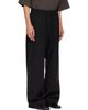 Fear of God Fear of God Black Double Weave Wool Wide Leg Drawstring Trousers - 2
