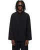 Fear of God Fear of God Black Relaxed Cropped Lapelless Blazer - 1