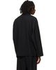Fear of God Fear of God Black Relaxed Cropped Lapelless Blazer - 3