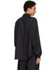 Fear of God Fear of God Black Striped Wool Elastic Cuff Shirt - 3