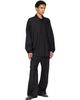 Fear of God Fear of God Black Striped Wool Elastic Cuff Shirt - 4